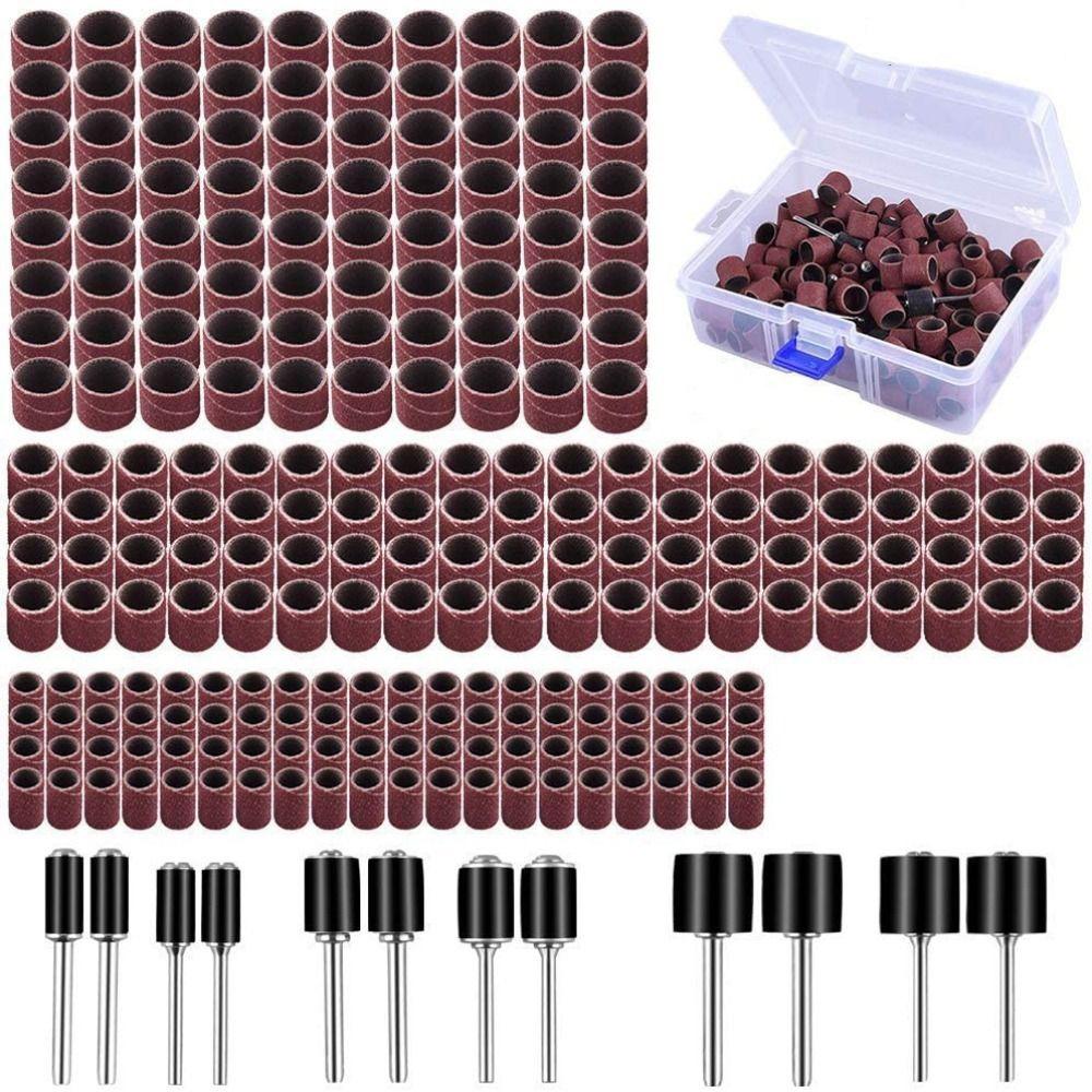 

Набор педикюрных инструментов из 252 шт. Набор шлифовальных барабанов Уход за ногами Шлифовальный колпачок для ногтей Для маникюрного аппарата 252pcs set