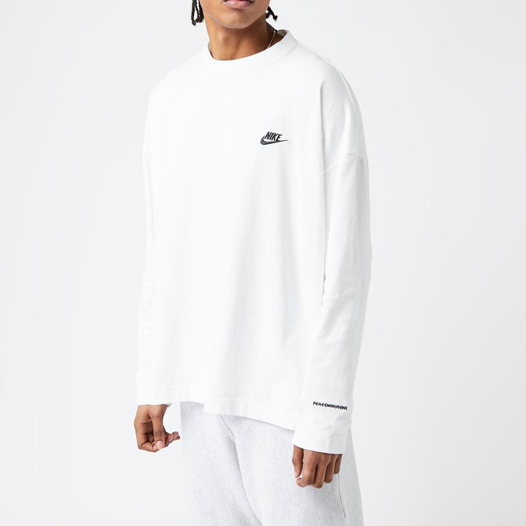Nike X PEACEMINUSONE G-Dragon Long-Sleeve T-Shirt White Unisex Tops DR0097-100