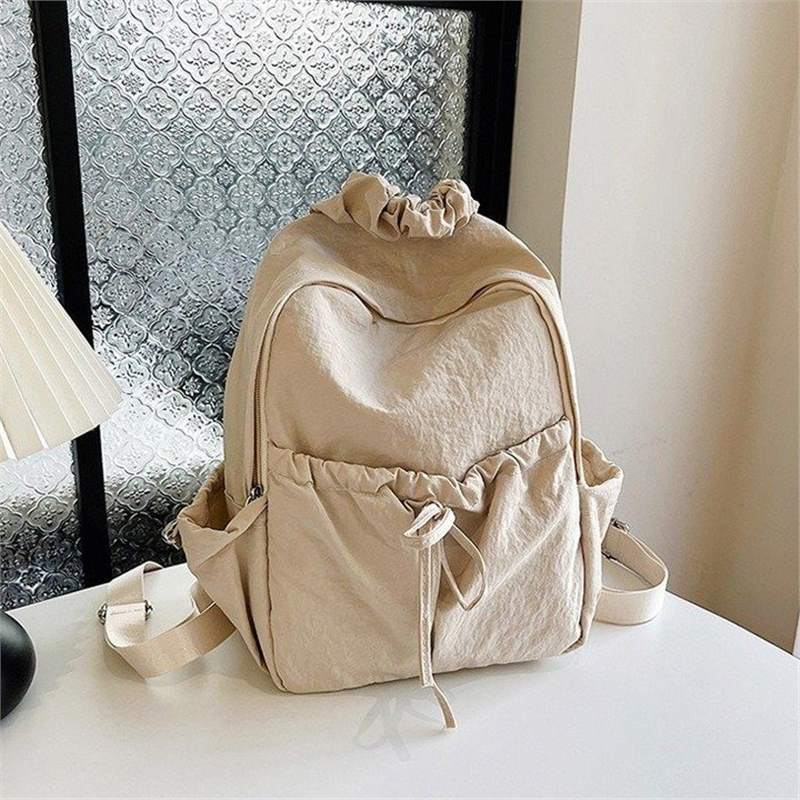 Schoolbag Korean niche trendy cute backpack travel outdoor backpack lightweight versatile large capacity student bag