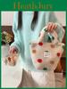 Stylish Winter Plush Tote Bag For Women With Cute Polka Dot Design Perfect For Work
