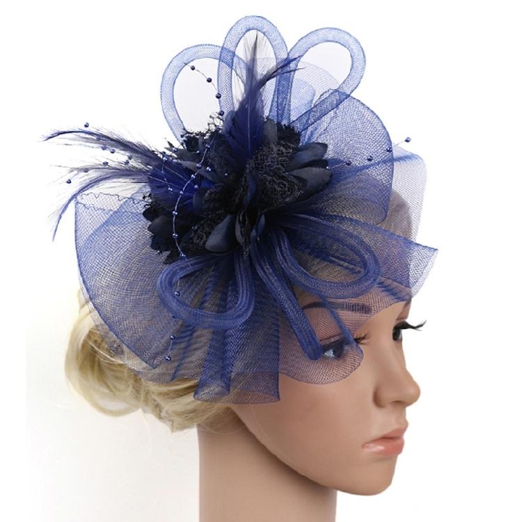 4in1 Fascinator Derby Headpiece with Earrings Necklace Lace Gloves For Horse Racing Party Masquerades Roleplay Headpiece