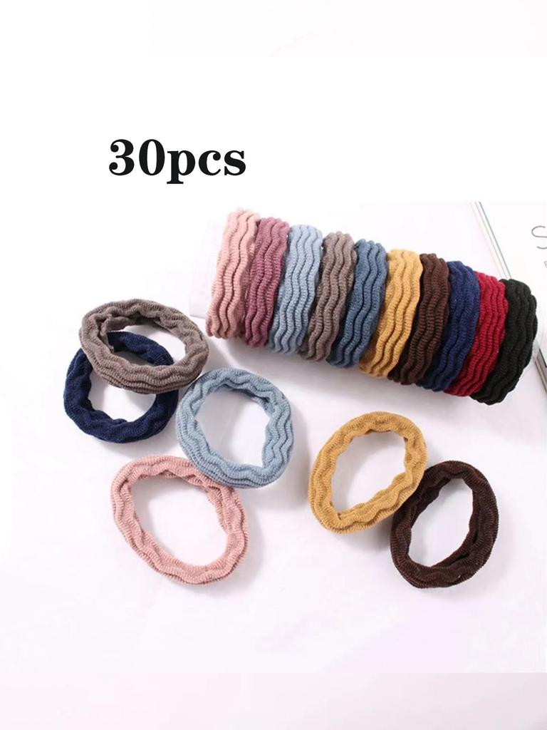 10/20/30/50 Stück Mädchen Bunte Haarband Set Nylon Elastisches Gummiband Kinder Zopfhalter Scrunchies Kinder Haarzubehör