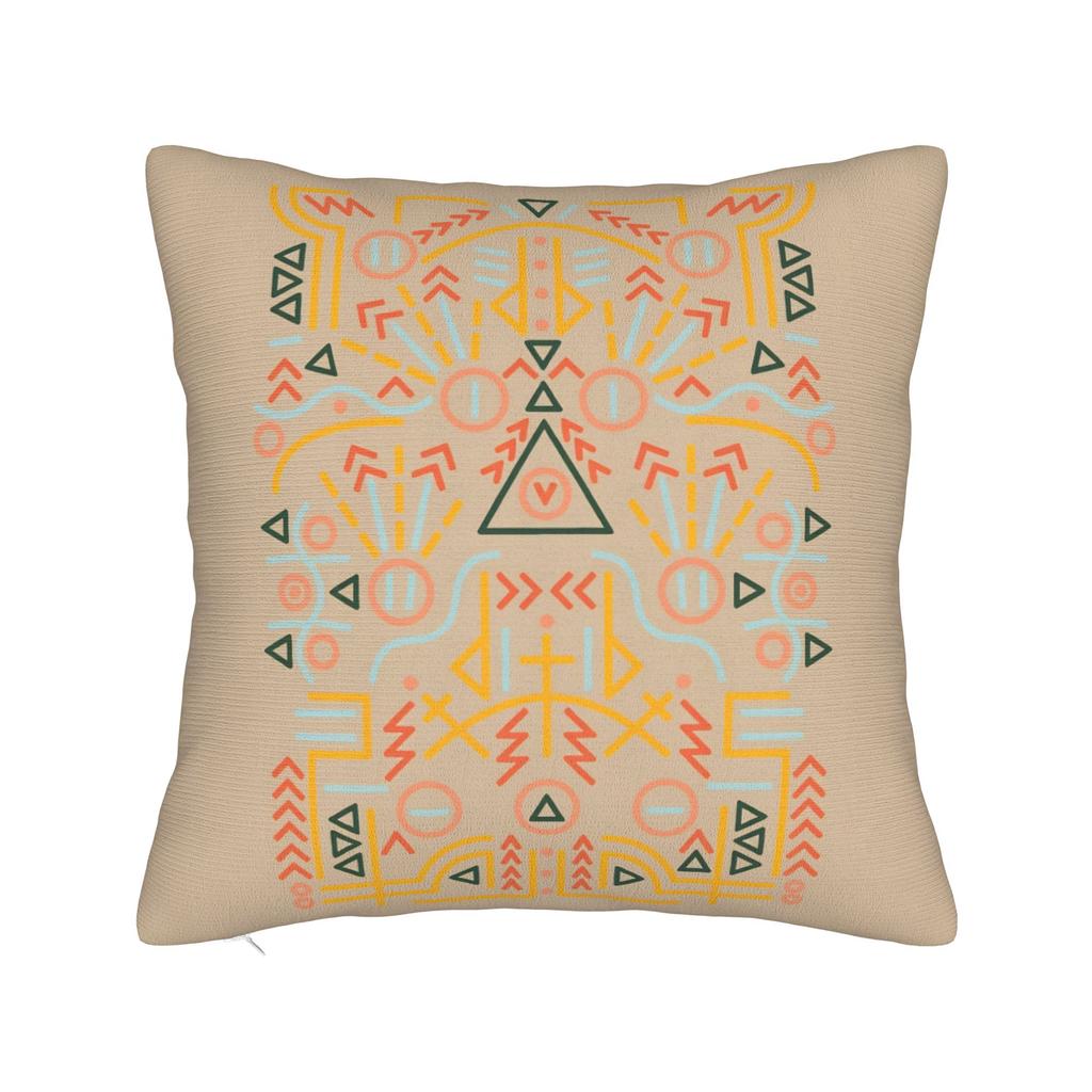 Pillow Case African Pattern Square Pillow Cover For Living Room Chair Funny Pillowcases