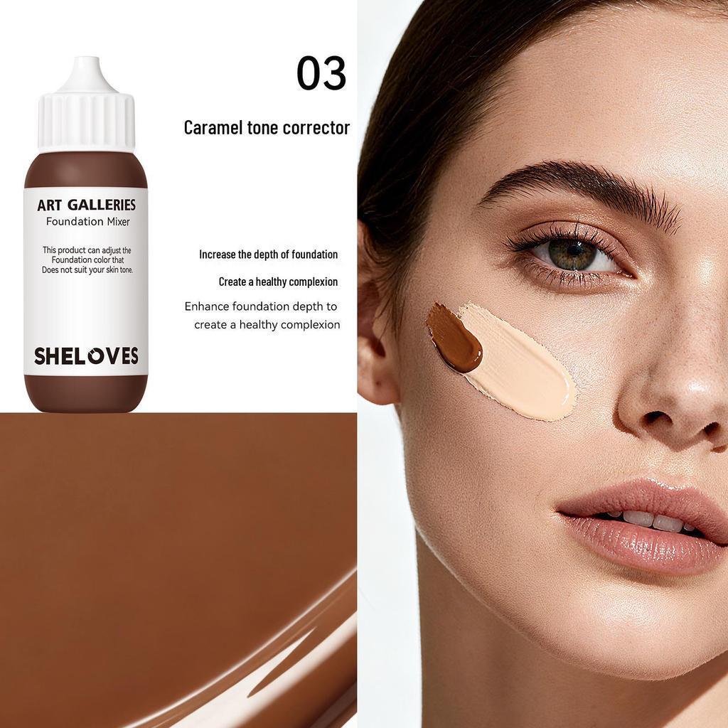White Foundation Liquid Mix: Stage Makeup Adjuster for Dark Base