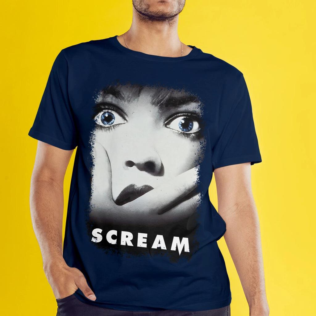 Movie Poster Inspiration for "Scream" (1996) Men's T-shirt All Season Unisex Pure Cotton Casual Fashion Street Wear