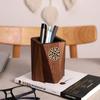 Multiple Use Wooden Pencil Box Vintage Marker Pen Storage Cup Desk Organizer Pen Container  Office