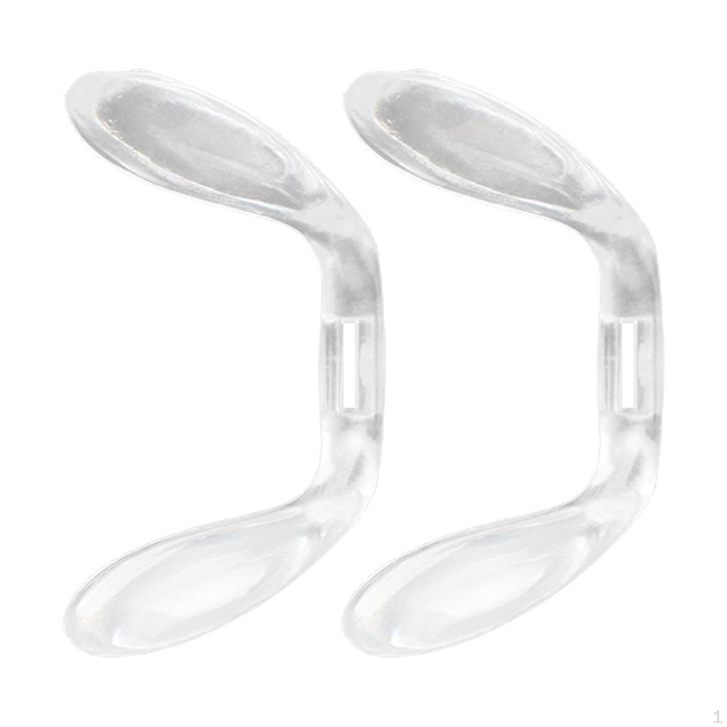 2 Adet Gözlük Burun Pedi, Yedek, Kullanımı Kolay, Şeffaf Destekli Pratik Burun Pedi