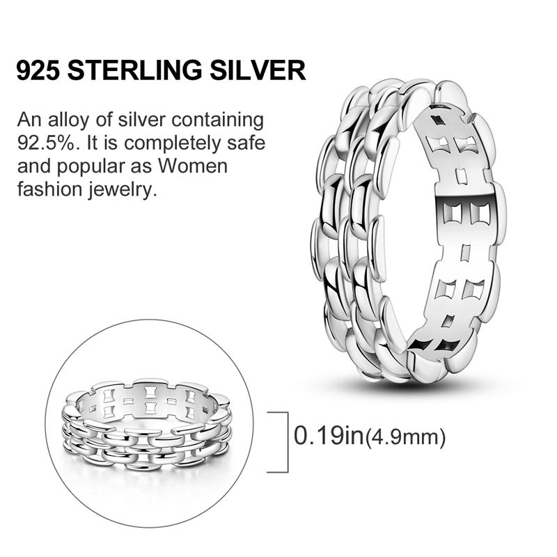 New 925 Silver Rings Zircon Sparkling CZ Rings Rings For Women Original Wedding Fine Jewelry Accessories Gifts