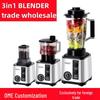 Stainless Steel Large Capacity Food Processor & Blender - Juicer, Mixer, and Meat Grinder