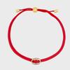 Pave Setting Silky Bracelet (Red)