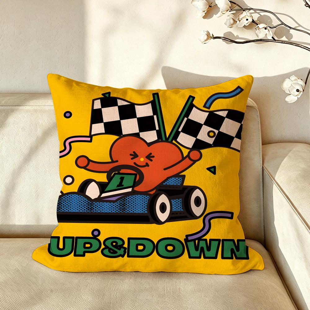Art BBALI MMENG Cushion Cover Pillow Case Antidustmite Pillowcase Silky Short Plush Sofa Cushion Cover hot