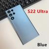S908 Housing For Samsung Galaxy S22 Ultra Plus S901 S906 5G Battery Cover Glass Repair Back Door Rear + Logo Camera Lens
