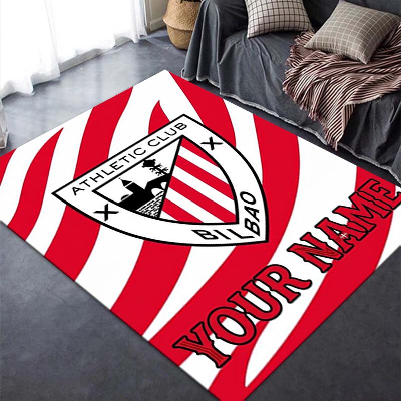 Custom Name Athletic Bilbao Carpet Rug for Living Room Bedroom Home Sofa Decoration,Kids Play Non-slip Floor Mat