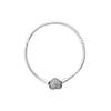 Pandora Moments Brilliant Love and Snake 925 Silver Bracelet Women's Silver 590727CZ