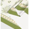 Environment protection Green and Fresh Rectangular Tablecloth Natural Sagging Anti Slip Silent Table Mat Thickened Encrypted Restaurant Decorat Fabric