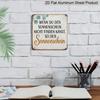 2D Flat - 1pc Vintage Aluminum Metal Sign for Outdoor Wall Decoration, Featuring A Retro Tin Sign Style with The Inspirational Phrase "Be The