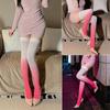 Gradient Color JK Over Knee Hosiery Japanese Style High Leg Socks  Lolita Dress Outfit