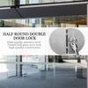 Heavy Duty Double Bolts Glass Door Lock Fit 10-12Mm Thickened Tempered Doors Anti-Theft Safety Latch for Office Home