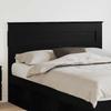 Headboard In Black Oak Look Made of Wood Based Material