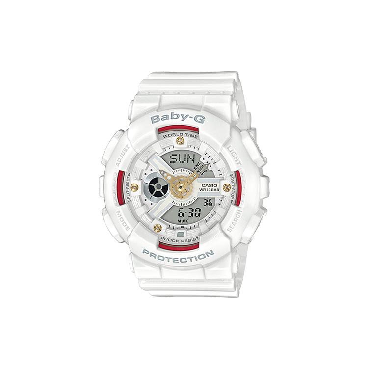 

CASIO Women s BABY-G White Watch BA-110DDR-7A BA-110DDR-7A White Strap