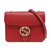 [Pre-Owned] Gold Double G Chain Shoulder Strap Crossbody Accordion Bag - Very Good #60IFIG
