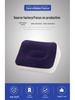 Inflatable PVC Flocked Travel Foot Rest for Car and Airplane