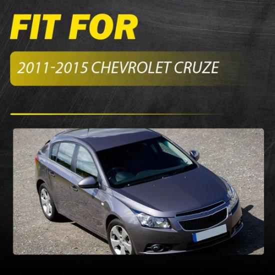 Black+Chrome 1PCS Inner LH Door Handle Fit 2011-2015 Chevrolet Cruze Driver Side