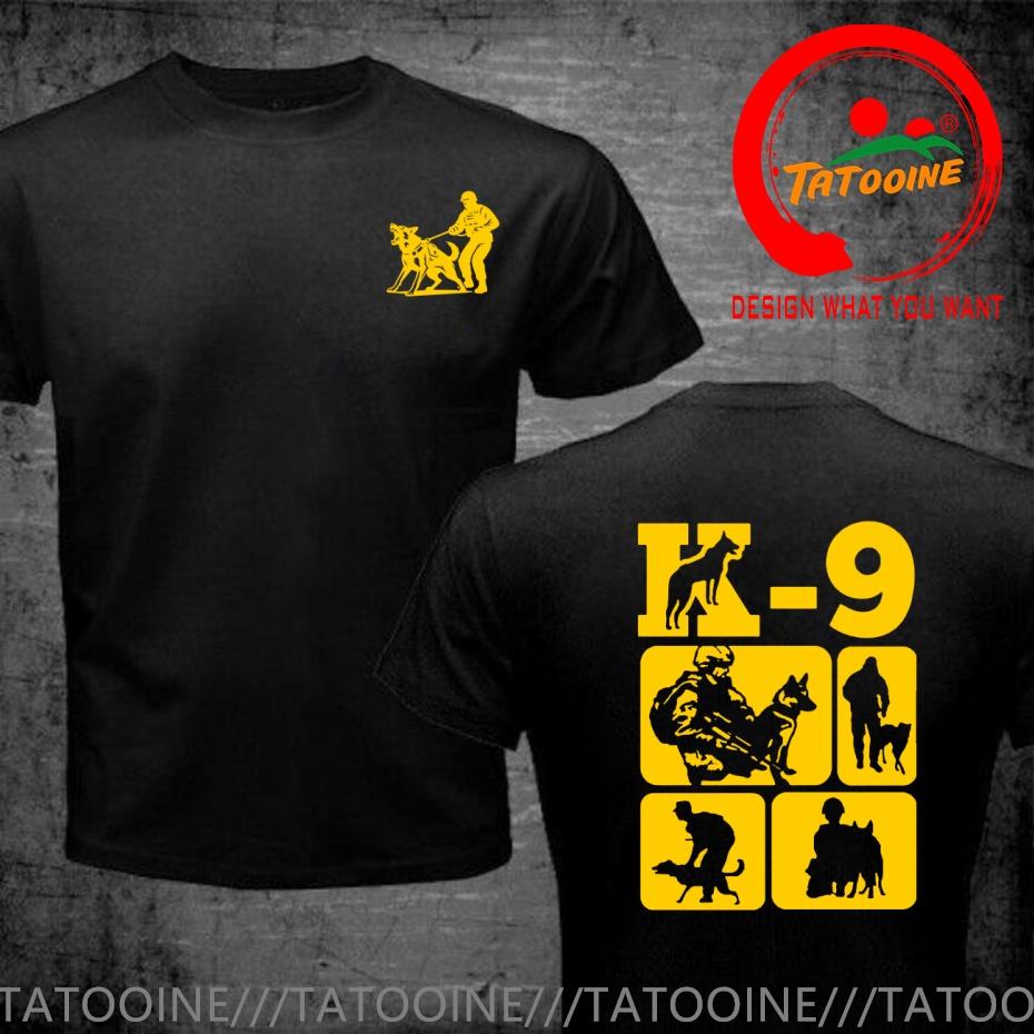 Funny Design Trainer K9 Team K9 Unit Malinois Dog Training Shirt Unisex Fashion Trendy Casual Clothing Stylish Tops Tee Shirt Lei