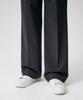 MUSINSA STANDARD [Cooltandard] Real Wide Hidden Banding Slacks [Gunmetal]