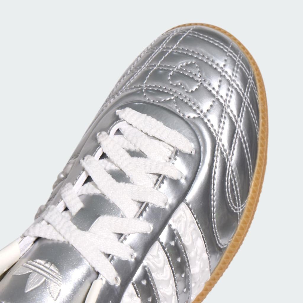 adidas SAMBA JP EXCLUSIVE for BILLY'S HP7105 Unisex Originals Sneakers Silver Metallic / Core White / Core Black