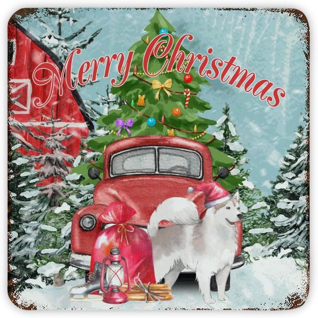 Christmas Metal Wall Art for Home Living Room Kitchen Decor
