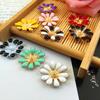 (BT329 20mm)10pcs Mix 8colors Vintage Alloy Rhinestone Buttons Flatback Flower Headband Bowknot Accessory Craft