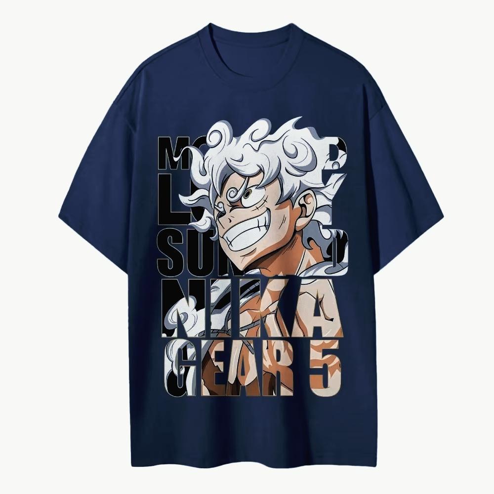 2026 new One Piece Mens and Womens Tshirts Monkey D Luffys Anime Simple Tshirts New ShortSleeved