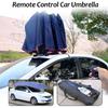 25W Automatic Remote Control Car Umbrella Tent Sun Shade Awning Shelter Cover SUV Truck Sun Shade Waterproof Fold Car Canopy Tent