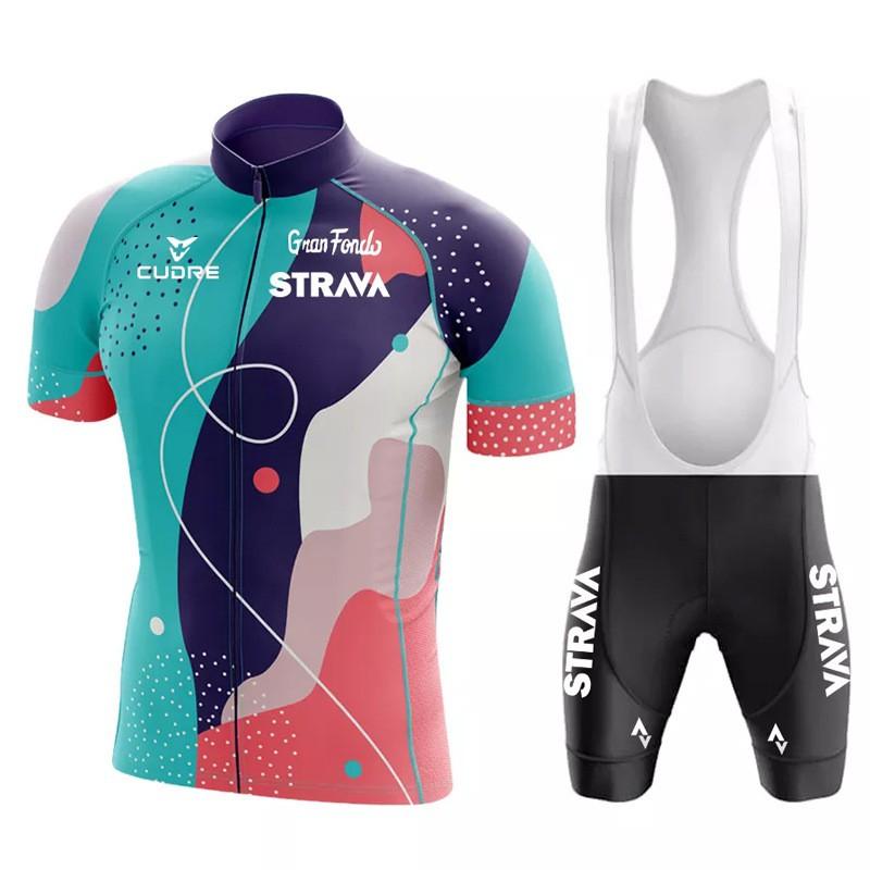 Men Women Cycling Jersey Set Short Sleeve Bike Outfit Breathable Riding Apparel Road Teams