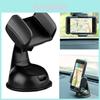 Universelle Autohalterung für Handy mit Saugnapf und 360 Grad drehbarem Gel-Fuß zur Navigation