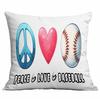 New Baseball Peripheral Printed Pillowcase Home Living Room Sofa Pillowcase Cushion Cover
