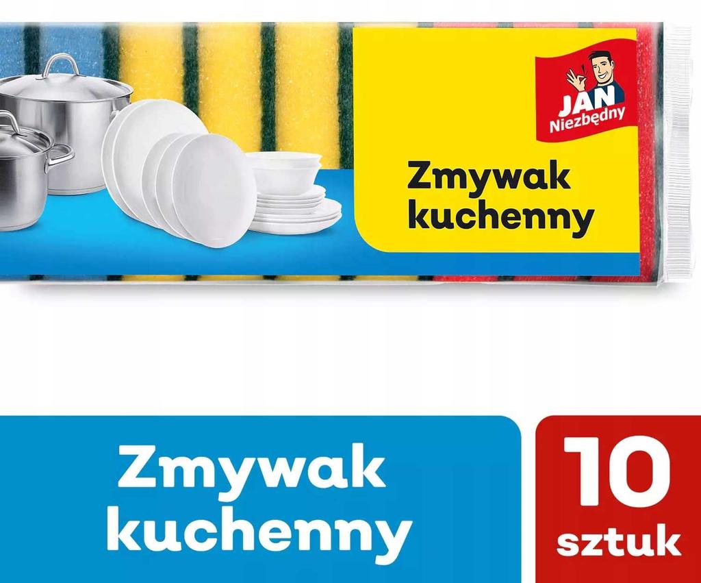 Jan Niezbędny Zmywak Kuchenny 10 Szt.