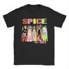 Men SPICE GIRLS WORLD TOUR  TShirts  Cotton Top Tees Summer Y2K Funny ShortSleeved TShirt O Neck Fashion Casual Tshirt