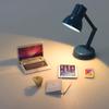 1:12 Dukkehus Miniatyr Bærbar PC Telefon Nettbrett Skrivebordslampe Bok Skrivebordssett Dekor Leke