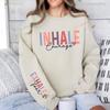 Motivational Quote Sweatshirt: Inhale Courage Exhale Fear Crew Neck Casual Fashion Soft Comfortable Autumn and Winter Hoodie Top