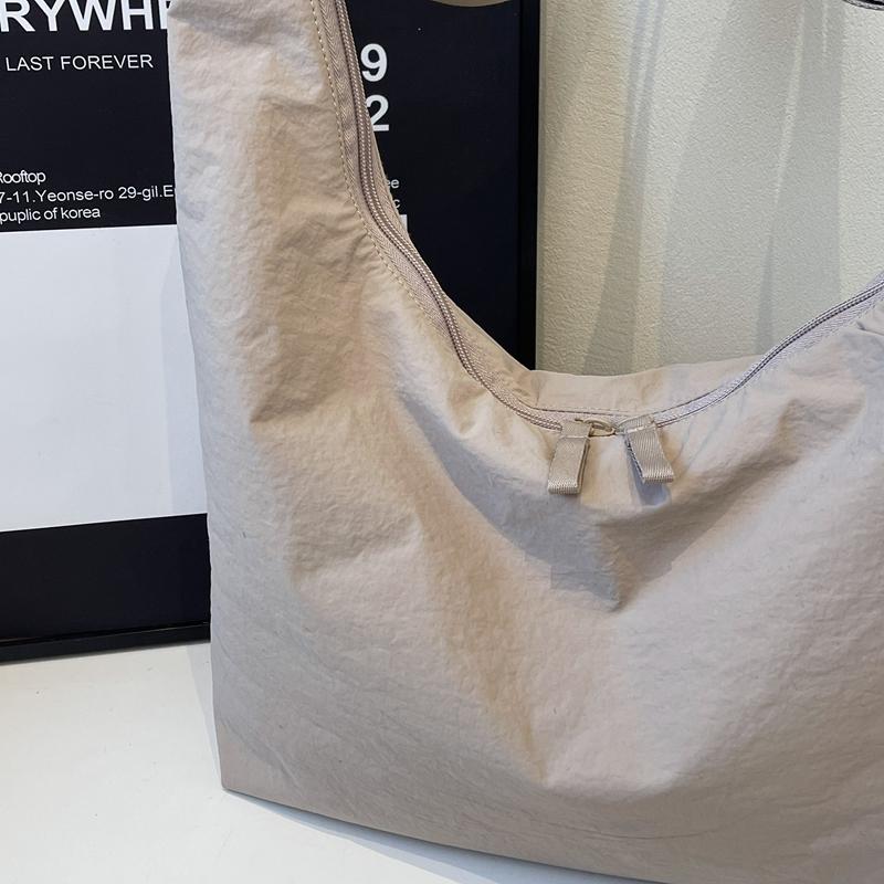 Y2K Style Nyl Hobo Bag, Large Capacity Casual Shoulder Bag, Lightweight Waterproof Crossbody Bag, Aesthetic Commuter Tote Bag