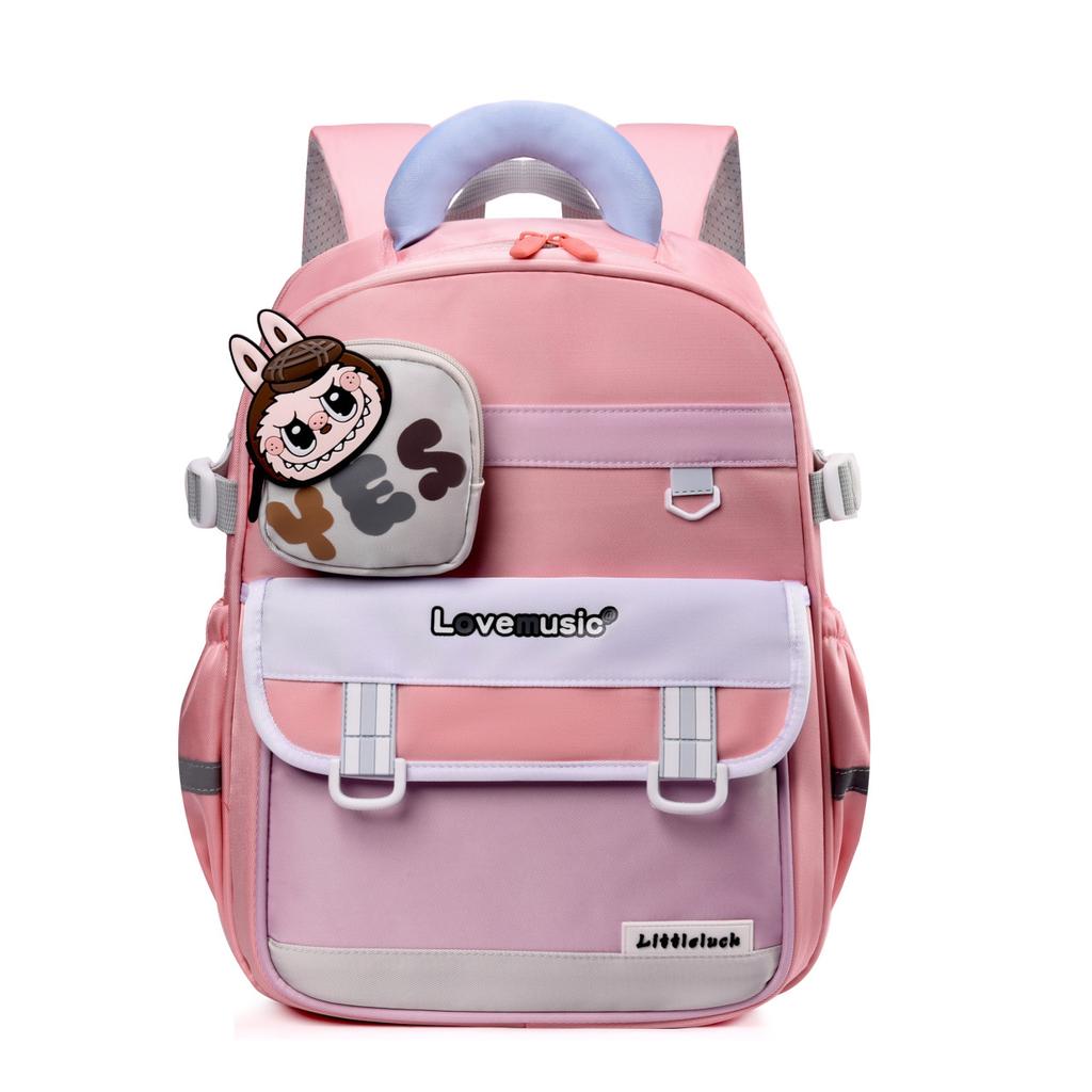 Schoolbag Elementary School Bag Student Large Capacity 1-1-9 Grade Lightweight Backpack Cartoon Cute Student Storage Backpack