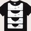 4pcs/set, T-shirt alignment ruler, T-shirt measuring ruler, sewing center design ruler, sewing tool accessories