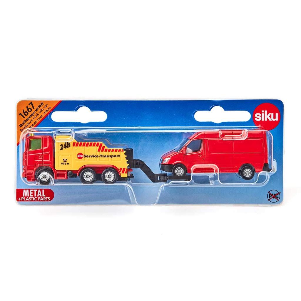 BorneLund SIKU Tow Truck Broken SK1667 (Towing Vehicle)