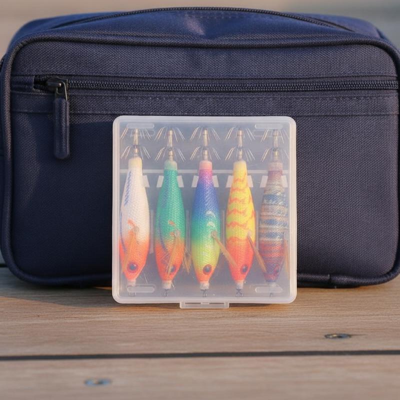 Luminous Cuttlefish Lures 1/5/10Pcs Horizontal Plated Squid Jigs for Coastal Saltwater Fishing