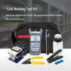 FTTH Fiber Optic Tool Kit: Fusion Splicer, Power Meter, Red Light Pen, Miller Pliers, Cutting Knife, Tool Bag.