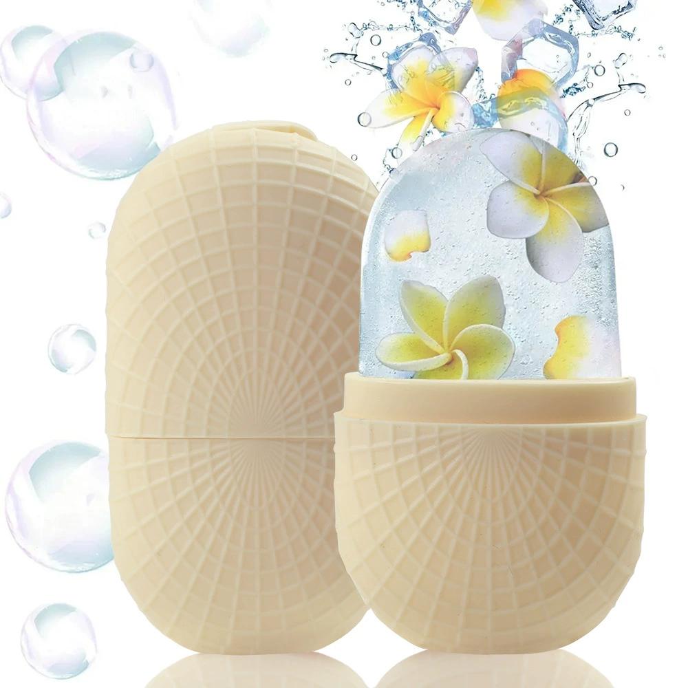 Silicone Ice Face Roller Ice Molds for Face Lifting Eye Puffiness Shrink Pores Ice Facial Massager Roller Beauty Skin Care Tools