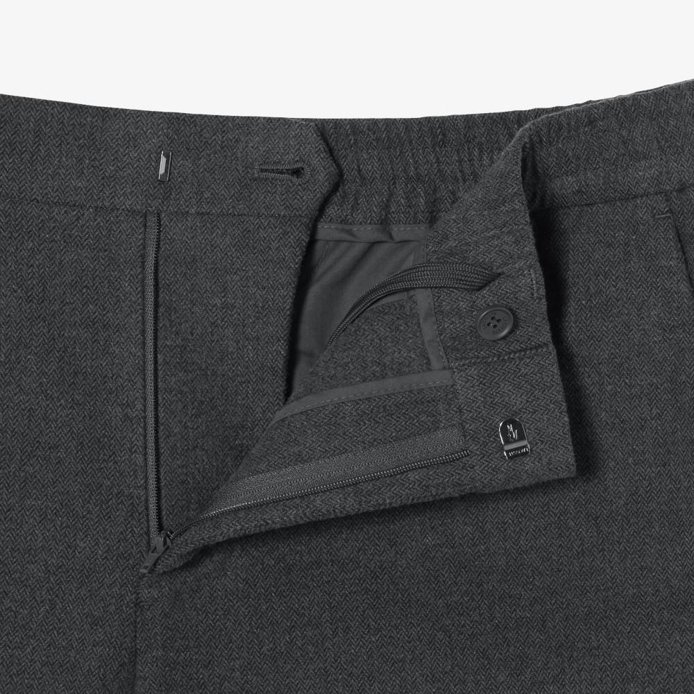 Lacoste Men's Wool-Like Herringbone Slacks HH632E-55N050