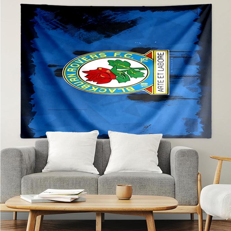 Rovers Crest Football Club Printed Printed Tapestry, for Bedroom,Livingroom, dormitory, Large Wall Decor, Fabric Decor Fan Birthday Gifts